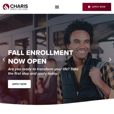 Screenshot of Charis Bible College