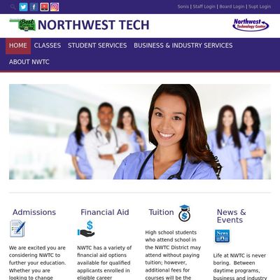 Screenshot of Northwest Technology Center